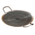 Honeycomb Non-Stick Grill Skewer Plate, 316 Stainless Steel, Portable Barbecue Grill with Handle, Universal V255-AMZ-SS316-BBQPAN