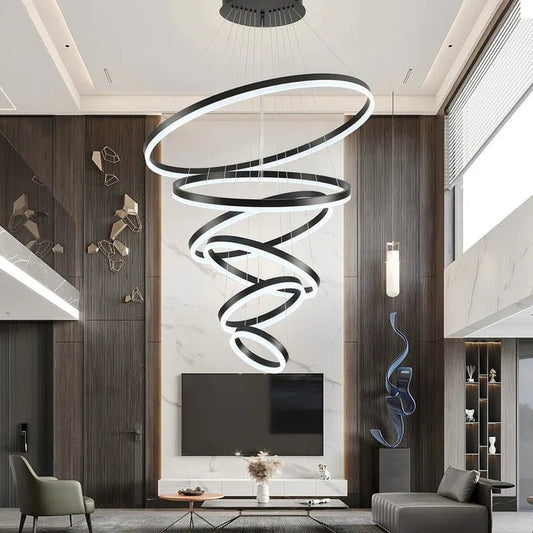 BAMDECOR A18815 Nordic Home Decor Dining Room Pendant lamp lights Ceiling Lamp Hanging Light Chandelier Lamps V255-BAM-18815/6-BLK