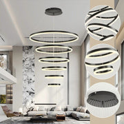 BAMDECOR A18815 Nordic Home Decor Dining Room Pendant lamp lights Ceiling Lamp Hanging Light Chandelier Lamps V255-BAM-18815/6-BLK