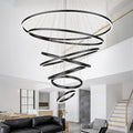 BAMDECOR A18815 Nordic Home Decor Dining Room Pendant lamp lights Ceiling Lamp Hanging Light Chandelier Lamps V255-BAM-18815/7-BLK