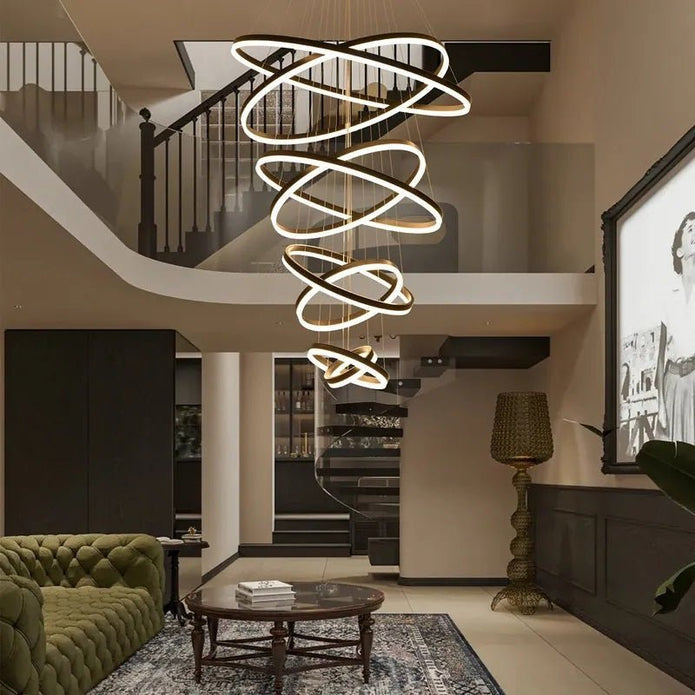 BAMDECOR A18815 Nordic Home Decor Dining Room Pendant lamp lights Ceiling Lamp Hanging Light Chandelier Lamps V255-BAM-18815/8-BLK
