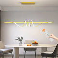 BAMDECOR A202 Modern LED Linear Pendant Lights with Dimmable LED 180cm-Gold V255-BAM-A202-1.8-GOLD