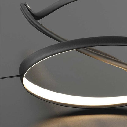 BAMDECOR A203 1.8m Modern minimalist pendant lights for home decoration ceiling pendant light (Black) V255-BAM-A203-1.8-BLK