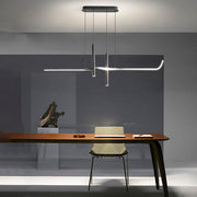BAMDECOR A206 Modern Black Scandinavian Pendant Light Table Dining Room Living Room Pendant Lighting 1.2 V255-BAM-A206-1.2-BLK