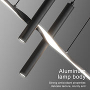 BAMDECOR A206 Modern Black Scandinavian Pendant Light Table Dining Room Living Room Pendant Lighting 1.5 V255-BAM-A206-1.5-BLK