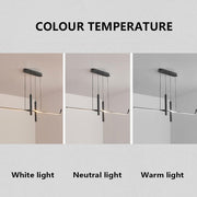 BAMDECOR A206 Modern Black Scandinavian Pendant Light Table Dining Room Living Room Pendant Lighting 1.5 V255-BAM-A206-1.5-BLK