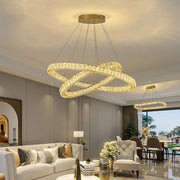 BAMDECOR C3313/2 Modern Crystal Chandeliers Lighting Fixtures Contemporary Round Chandelier Lighting Fixtures V255-BAM-C3313-2-0610