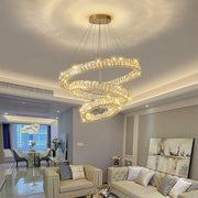 BAMDECOR C3313/3 Modern Crystal Chandeliers Lighting Fixtures Contemporary Round Chandelier Lighting Fixtures V255-BAM-C3313-3-040608