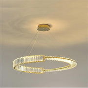 BAMDECOR C3318/1 Modern Crystal Chandeliers Lighting Fixtures Contemporary Round Chandelier Lighting Fixtures V255-BAM-C3318-1-60