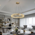 BAMDECOR C3319 Modern Crystal Chandeliers Lighting Fixtures Contemporary Round Chandelier Lighting Fixtures V255-BAM-C3319-1-60