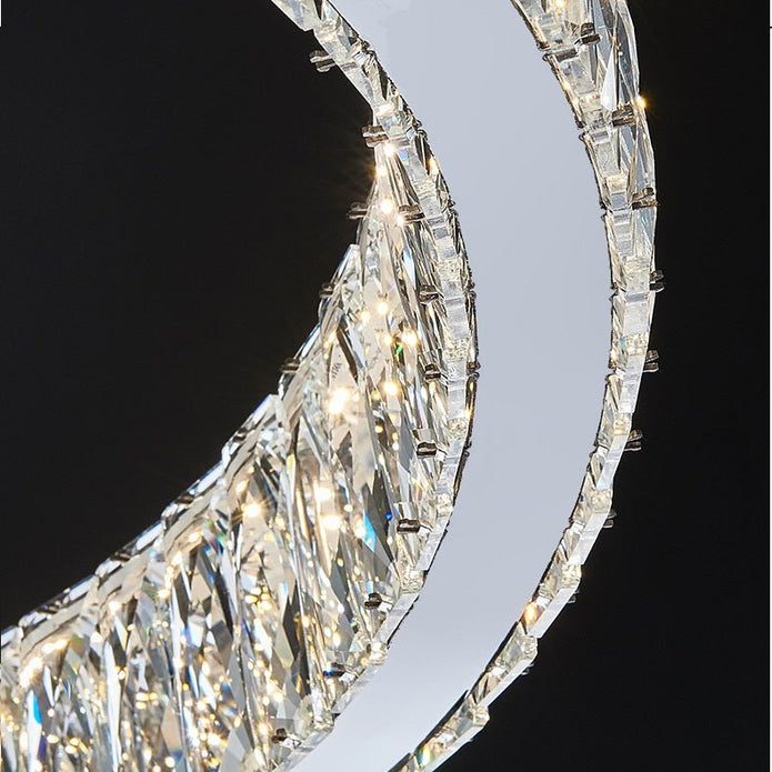 BAMDECOR C3319 Modern Crystal Chandeliers Lighting Fixtures Contemporary Round Chandelier Lighting Fixtures V255-BAM-C3319-1-60