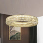BAMDECOR C3332/1 Round Luxury Crystal Chandelier Modern LED Crystal Chandelier LED Ring Pendant Light V255-BAM-C3332/1-60