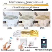 BAMDECOR C3332/1 Round Luxury Crystal Chandelier Modern LED Crystal Chandelier LED Ring Pendant Light V255-BAM-C3332/1-80