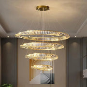 BAMDECOR C3342/4 Modern Crystal Chandeliers Lighting Fixtures Contemporary Wave Chandelier Lighting Fixtures V255-BAM-C3342-4-46810