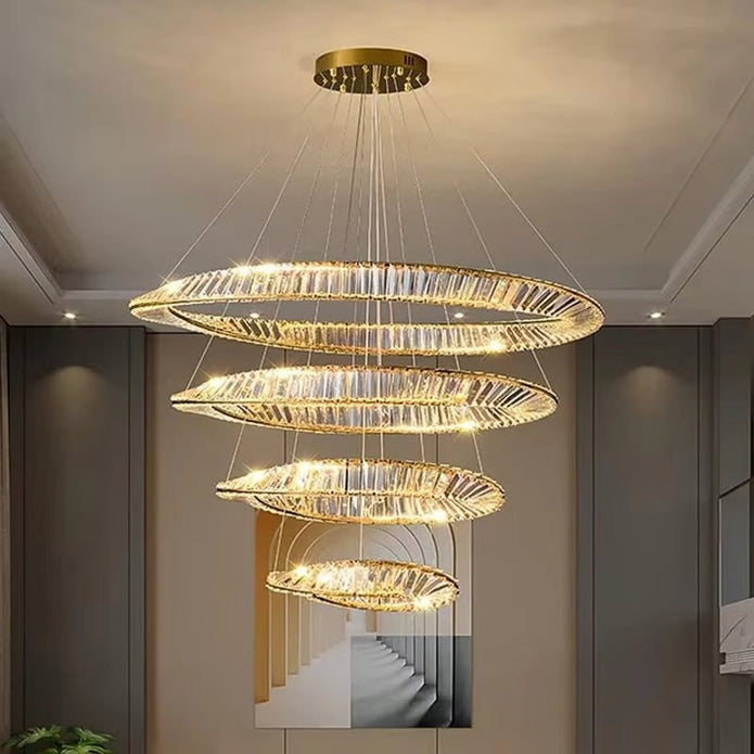 BAMDECOR C3342/4 Modern Crystal Chandeliers Lighting Fixtures Contemporary Wave Chandelier Lighting Fixtures V255-BAM-C3342-4-46810