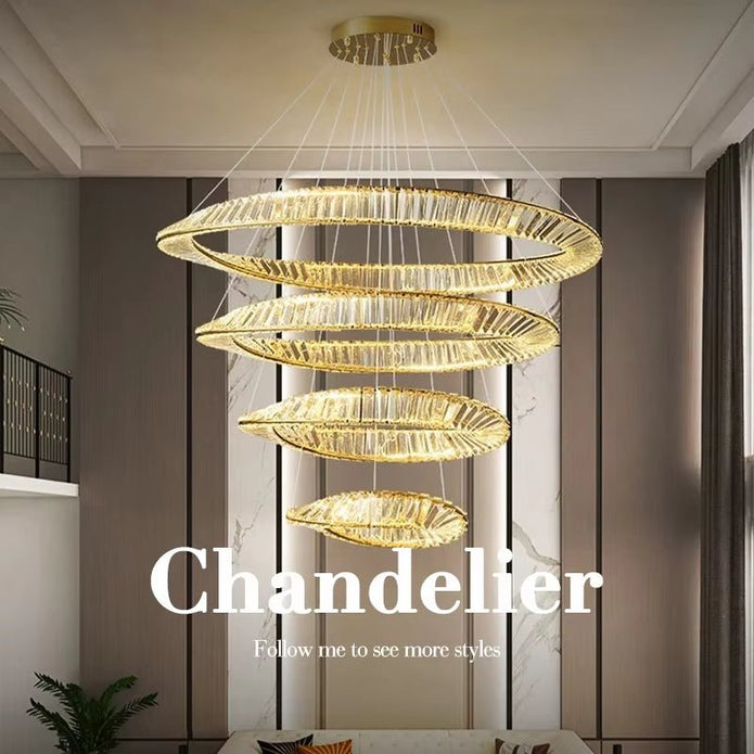 BAMDECOR C3342/4 Modern Crystal Chandeliers Lighting Fixtures Contemporary Wave Chandelier Lighting Fixtures V255-BAM-C3342-4-46810