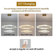 BAMDECOR C3342/4 Modern Crystal Chandeliers Lighting Fixtures Contemporary Wave Chandelier Lighting Fixtures V255-BAM-C3342-4-46810