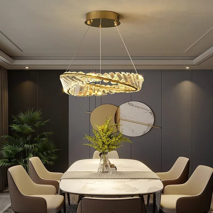 BAMDECOR C3342/1 Modern Crystal Chandeliers Lighting Fixtures Contemporary Wave Chandelier Lighting Fixtures V255-BAM-C3342/1-60