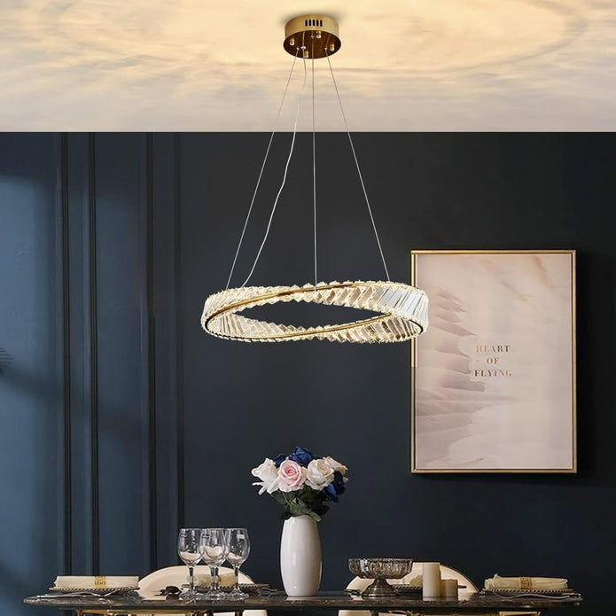 BAMDECOR C3342/1 Modern Crystal Chandeliers Lighting Fixtures Contemporary Wave Chandelier Lighting Fixtures V255-BAM-C3342/1-60