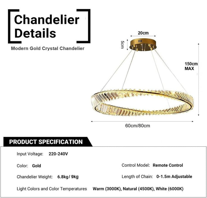 BAMDECOR C3342/1 Modern Crystal Chandeliers Lighting Fixtures Contemporary Wave Chandelier Lighting Fixtures V255-BAM-C3342/1-60