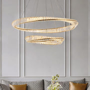BAMDECOR C3342/2 Modern Crystal Chandeliers Lighting Fixtures Contemporary Wave Chandelier Lighting Fixtures V255-BAM-C3342/2-6080