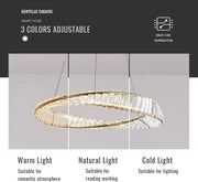 BAMDECOR C3342/2 Modern Crystal Chandeliers Lighting Fixtures Contemporary Wave Chandelier Lighting Fixtures V255-BAM-C3342/2-6080