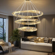 BAMDECOR C3342/3 Modern Crystal Chandeliers Lighting Fixtures Contemporary Wave Chandelier Lighting Fixtures V255-BAM-C3342/3-GOLD