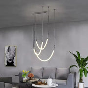BAMDECOR Minimalistic Retro LED Minimalism Designer Lustre Hanging Lamps Slender-Shape LED Pendant Light V255-BAM-SLENDER-3L