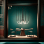 BAMDECOR Minimalistic Retro LED Minimalism Designer Lustre Hanging Lamps Slender-Shape LED Pendant Light V255-BAM-SLENDER-6L