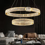 BAMDECOR C3319 Modern Crystal Chandeliers Lighting Fixtures Contemporary Round Chandelier Lighting Fixtures V255-C3319-2-0806