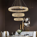 BAMDECOR C3319 Modern Crystal Chandeliers Lighting Fixtures Contemporary Round Chandelier Lighting Fixtures V255-C3319-2-080604