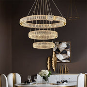BAMDECOR C3319 Modern Crystal Chandeliers Lighting Fixtures Contemporary Round Chandelier Lighting Fixtures V255-C3319-2-080604