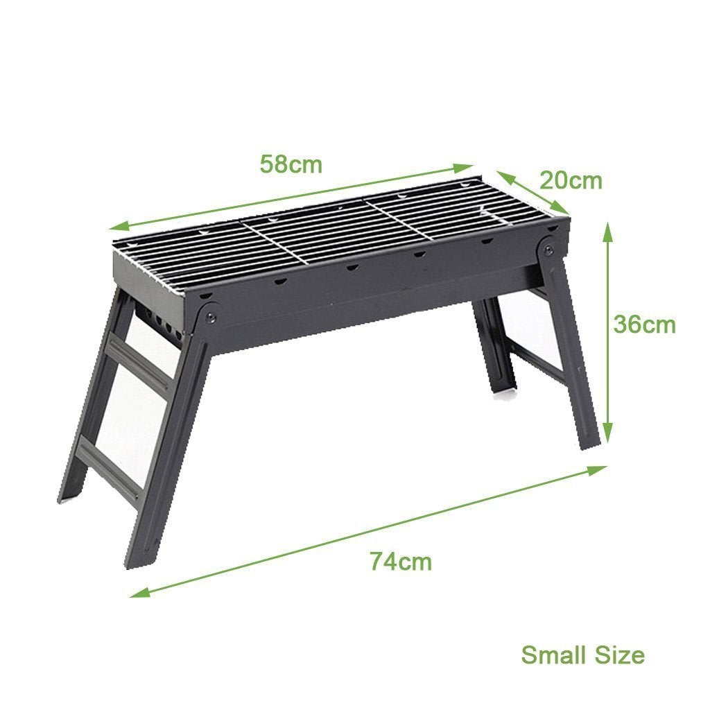 Foldable Portable BBQ Charcoal Grill Barbecue Camping Hibachi Picnic small V255-CA_15A