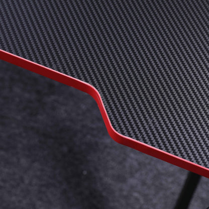 Gaming Desk Desktop PC Computer Desks Desktop Racing Table Office Laptop Home K-Shaped Legs Black 120cm V255-D2105-120CM