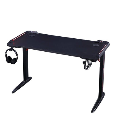 140cm RGB Gaming Desk Desktop PC Computer Desks Desktop Racing Table Office Laptop Home AU V255-D2105-140-RGB
