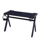 140cm RGB Gaming Desk Desktop PC Computer Desks Desktop Racing Table Office Laptop Home AU V255-D2105-140-RGB