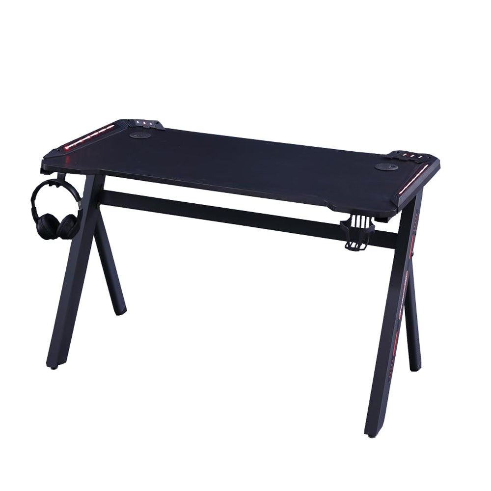 140cm RGB Gaming Desk Desktop PC Computer Desks Desktop Racing Table Office Laptop Home AU V255-D2105-140-RGB