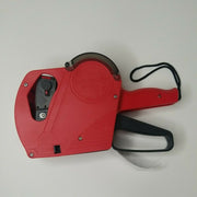 Price Tag Gun Labeller Pricing with 2 Rolls Labels and Inks Roller Machine Kit Red V255-DATEGUN-RED