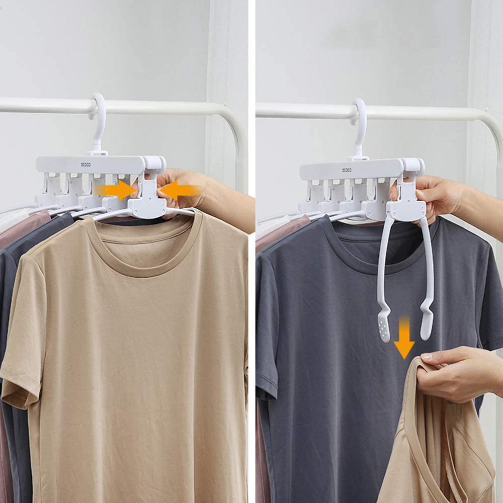 Magic Hanger Space Saving Multifunctional Clothes Coat Hanger Dryer Laundry Drying Rack Airer Clothes Horse V255-E1904-G