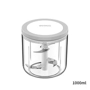 Ecoco 3 Sizes Cutter Set Easy Chopper Mincer Mixer Slicer Dicer Blender Shredder For Onion Garlic Grey V255-E1920-3SIZESG