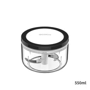 Ecoco 3 Sizes Cutter Set Easy Chopper Mincer Mixer Slicer Dicer Blender Shredder For Onion Garlic Grey V255-E1920-3SIZESG