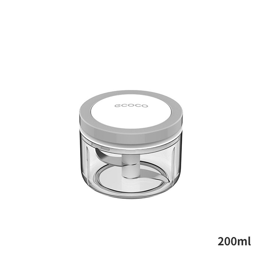 Ecoco 3 Sizes Cutter Set Easy Chopper Mincer Mixer Slicer Dicer Blender Shredder For Onion Garlic Grey V255-E1920-3SIZESG