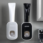 Ecoco Wall mount auto ands Free Toothpaste Dispenser Automatic Toothpaste Squeezer Bathroom Toothpaste Holder V255-E1922-BL