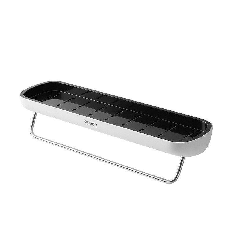 Bathroom Shelves Organizer Wall Mount Home Towel shelf Shampoo Rack With Towel Bar Storage Rack Bathroom V255-E1923-B