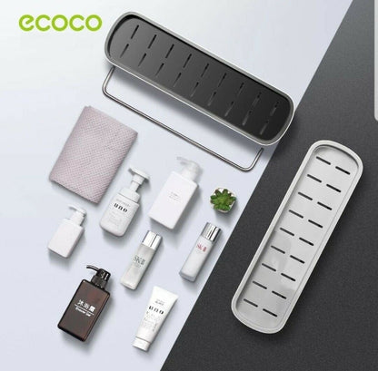 Bathroom Shelves Organizer Wall Mount Home Towel shelf Shampoo Rack With Towel Bar Storage Rack Bathroom V255-E1923-B
