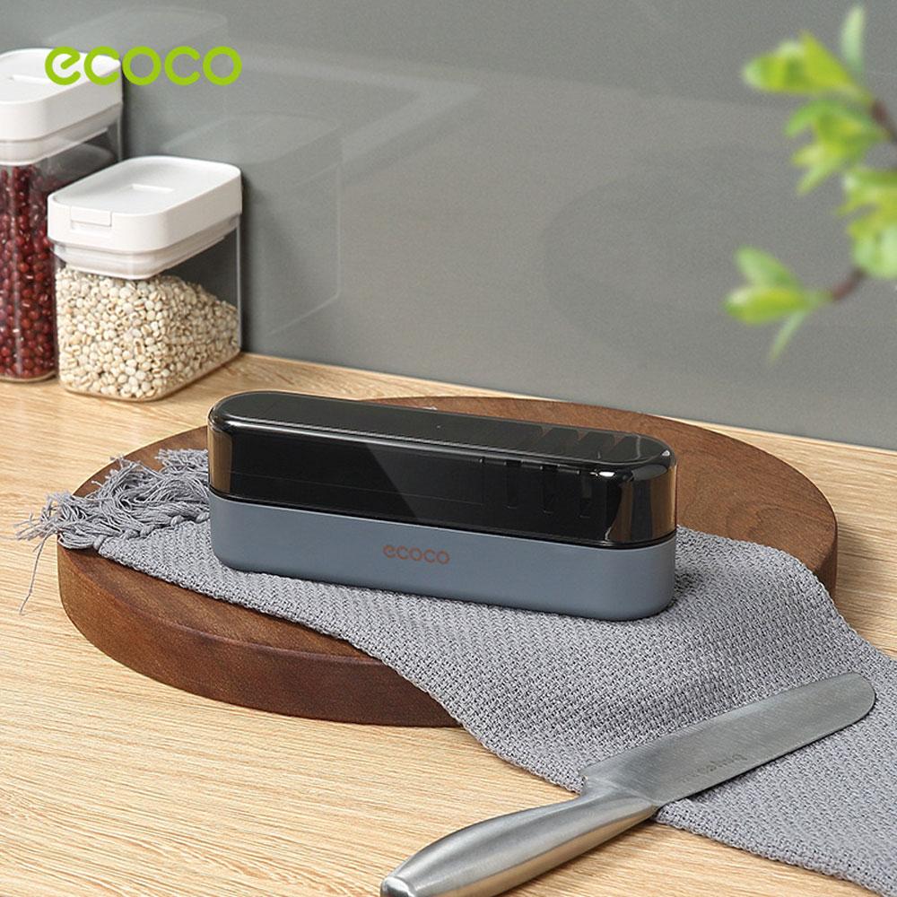 Multipurpose Ceramic Carbide Knife Shapener For Knives Scissors Cleaver Keychain Grey V255-ECOCO-SHARPEN-GREY