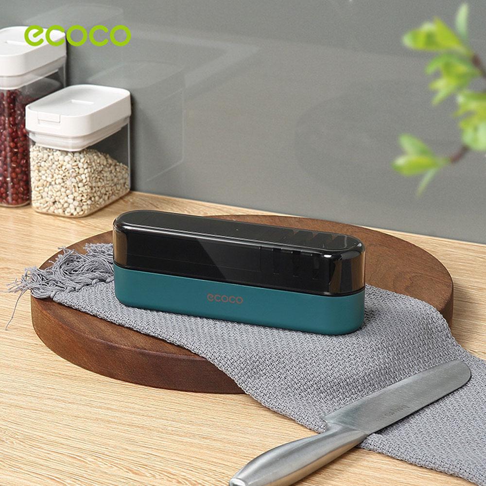 Multipurpose Ceramic Carbide Knife Shapener For Knives Scissors Cleaver Keychain Grey V255-ECOCO-SHARPEN-GREY