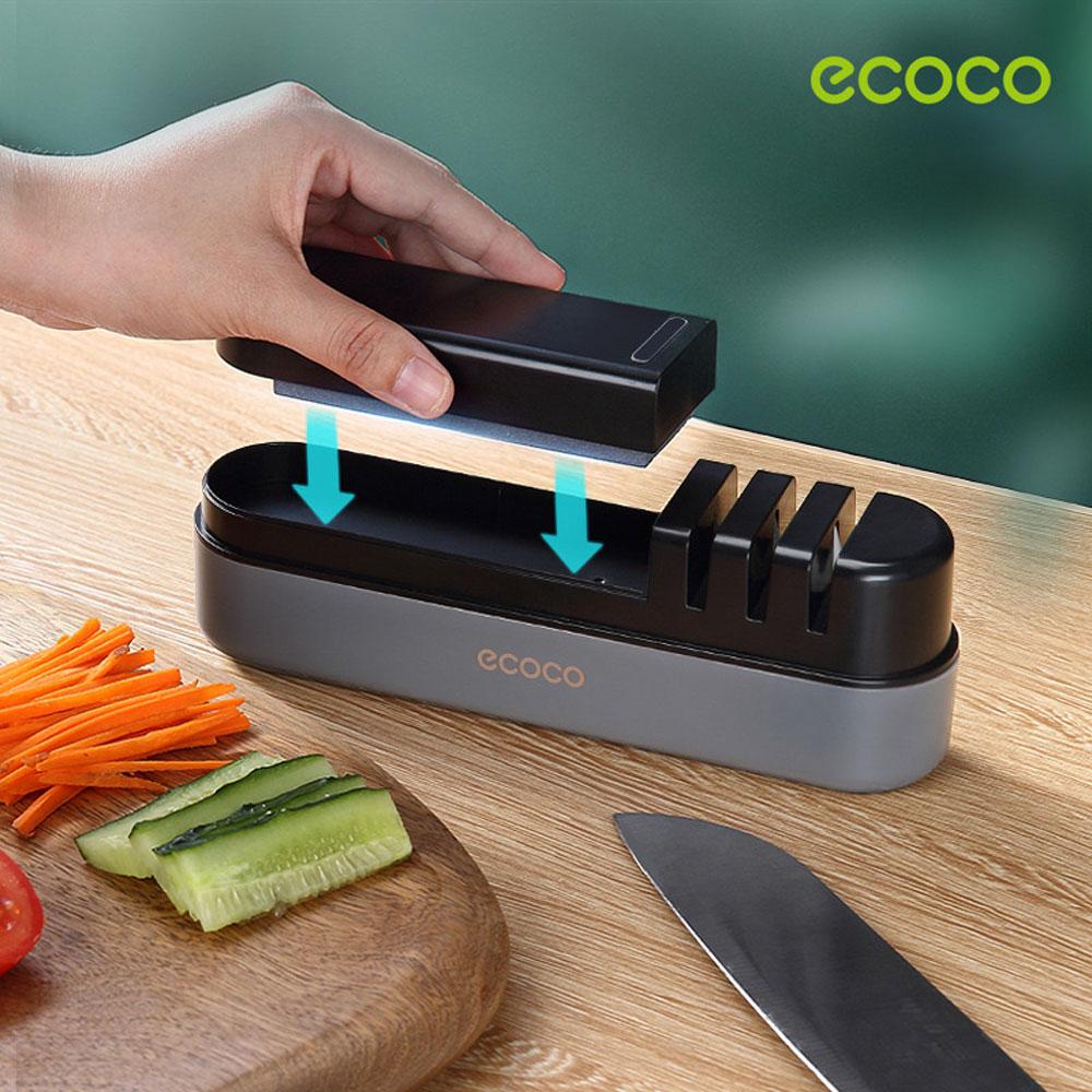 Multipurpose Ceramic Carbide Knife Shapener For Knives Scissors Cleaver Keychain Green V255-ECOCO-SHARPENER-GREEN