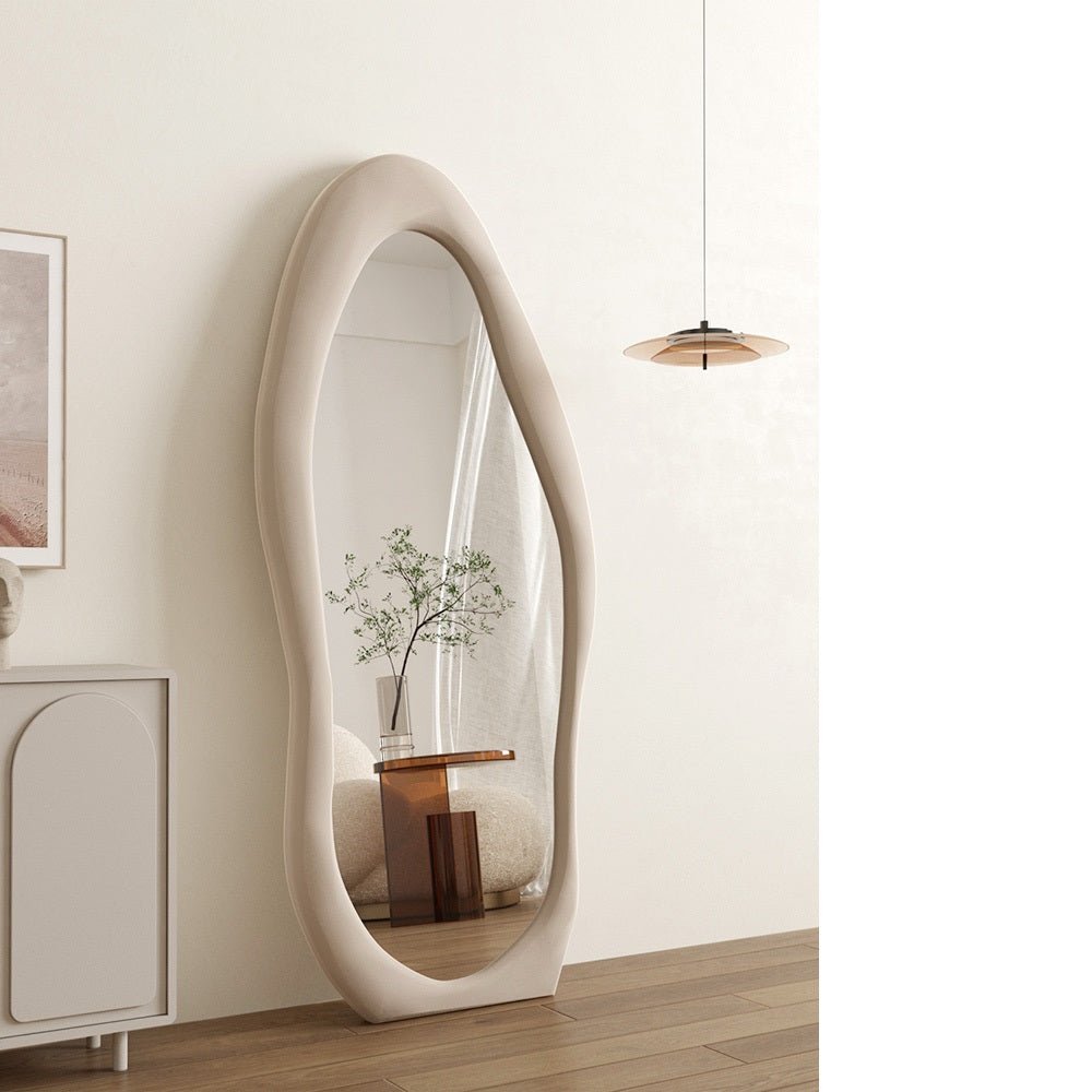 1.7m Standing Maiden Mirror Full Length Aesthetic Full Size Floor Mirror Bedroom Creative Modern Deco Pearl V255-FBMI-CL-PWH_170