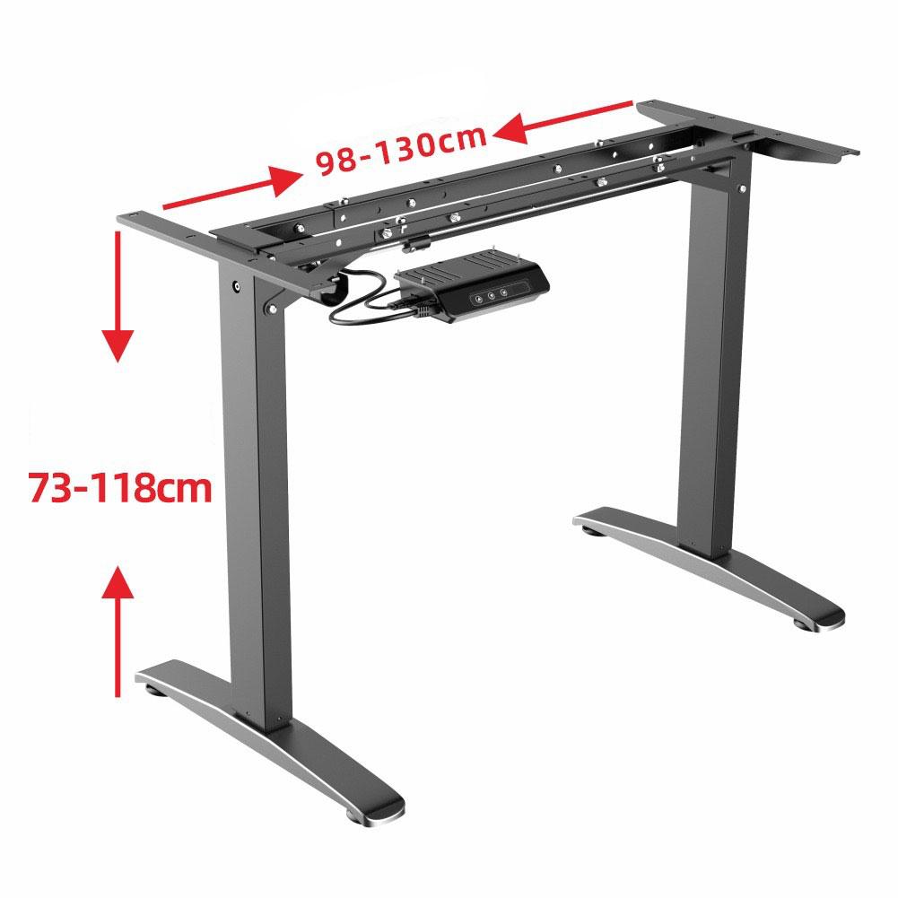 Gaming Standing Desk Home Office Lift Electric Height Adjustable Sit To Stand Motorized Standing Desk 1460 V255-GAMINGSD-1460